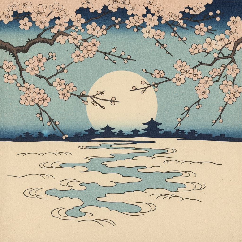 Ukiyo-e Woodblock sample